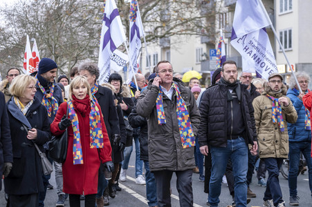 'Bunt statt braun' Demo in Hannover