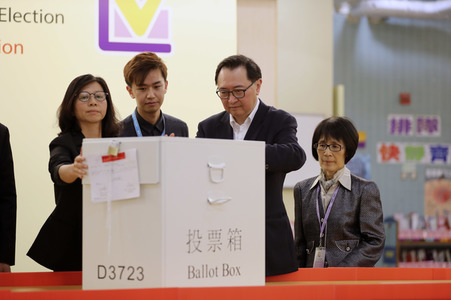 Bezirksratswahlen in Hongkong