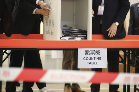 Bezirksratswahlen in Hongkong