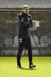Jürgen Klinsmann beim Hertha BSC Training in Berlin