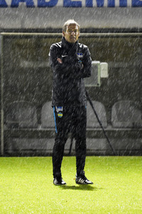 Jürgen Klinsmann beim Hertha BSC Training in Berlin