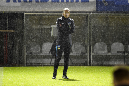 Jürgen Klinsmann beim Hertha BSC Training in Berlin