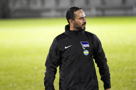 Jürgen Klinsmann beim Hertha BSC Training in Berlin