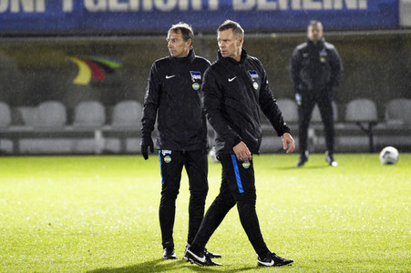 Jürgen Klinsmann beim Hertha BSC Training in Berlin