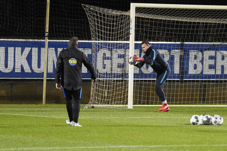 Jürgen Klinsmann beim Hertha BSC Training in Berlin