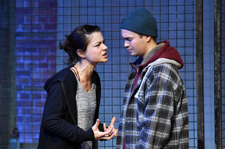 Theaterprobe 'Skylight' in Berlin