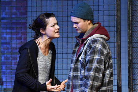 Theaterprobe 'Skylight' in Berlin