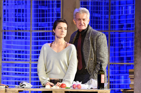 Theaterprobe 'Skylight' in Berlin