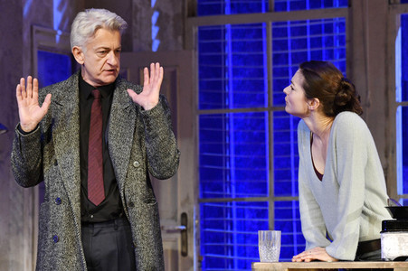 Theaterprobe 'Skylight' in Berlin