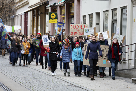 'Fridays for Future' Demonstration in Görlitz