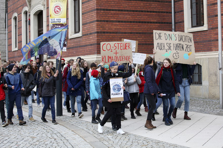 'Fridays for Future' Demonstration in Görlitz