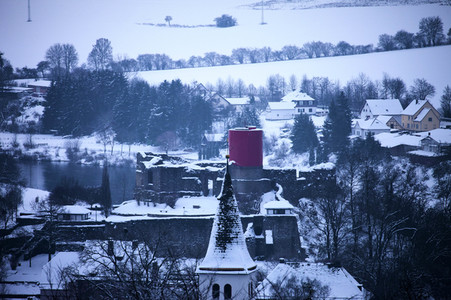 Die größte Adventskerze Norddeutschlands in Polle