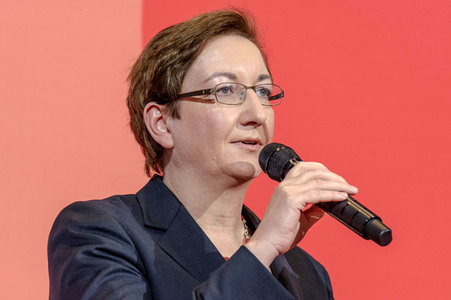 Pressekonferenz zur neuen SPD Führungsspitze in Berlin