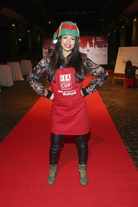 Charity-Weihnachtsfeier für Obdachlose in Hamburg