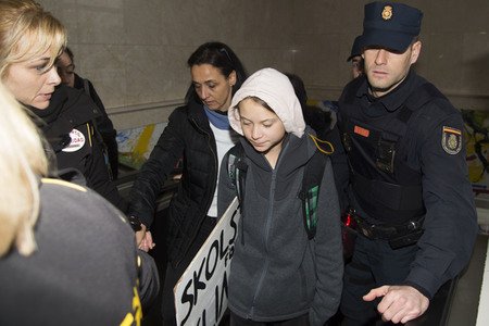 Klimademo am Rande der UN-Klimakonferenz in Madrid