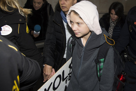 Klimademo am Rande der UN-Klimakonferenz in Madrid