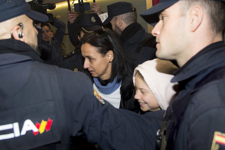 Klimademo am Rande der UN-Klimakonferenz in Madrid