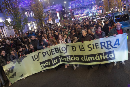 Klimademo am Rande der UN-Klimakonferenz in Madrid