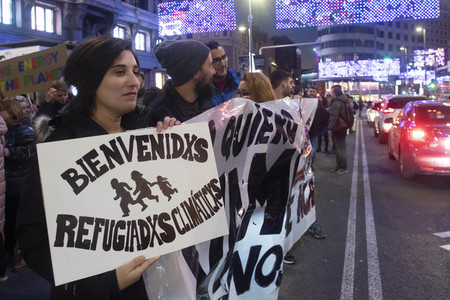 Klimademo am Rande der UN-Klimakonferenz in Madrid