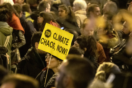 Klimademo am Rande der UN-Klimakonferenz in Madrid