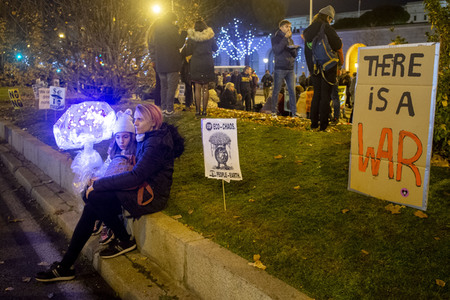 Klimademo am Rande der UN-Klimakonferenz in Madrid