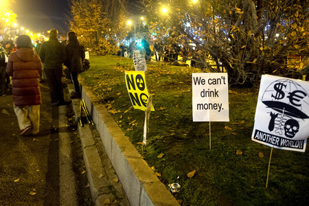 Klimademo am Rande der UN-Klimakonferenz in Madrid
