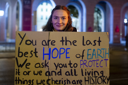 Klimademo am Rande der UN-Klimakonferenz in Madrid