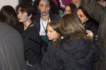 Klimademo am Rande der UN-Klimakonferenz in Madrid