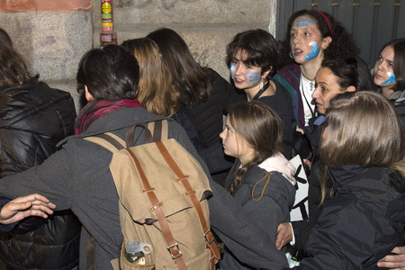 Klimademo am Rande der UN-Klimakonferenz in Madrid