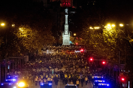 Klimademo am Rande der UN-Klimakonferenz in Madrid