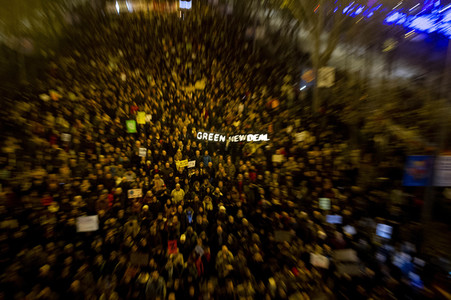 Klimademo am Rande der UN-Klimakonferenz in Madrid