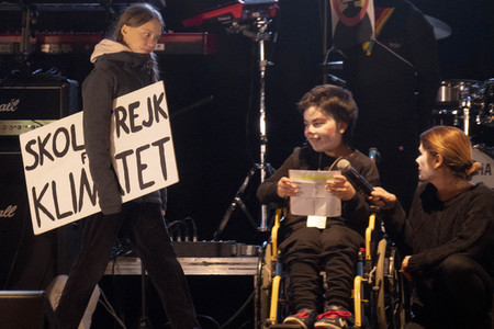 Klimademo am Rande der UN-Klimakonferenz in Madrid