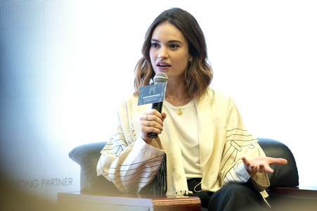 Podiumsgespräch mit Lily James, International Film Festival & Awards Macao 2019