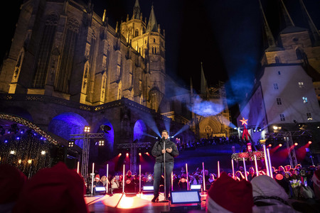 TV-Show 'Weihnachten bei uns' in Erfurt
