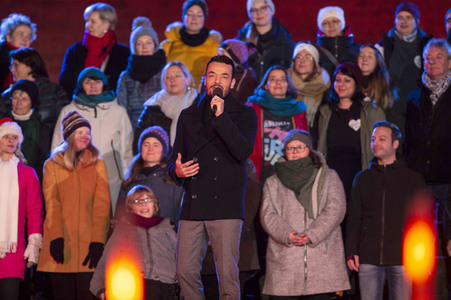 TV-Show 'Weihnachten bei uns' in Erfurt