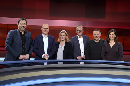 Talkshow 'hart aber fair' in Berlin