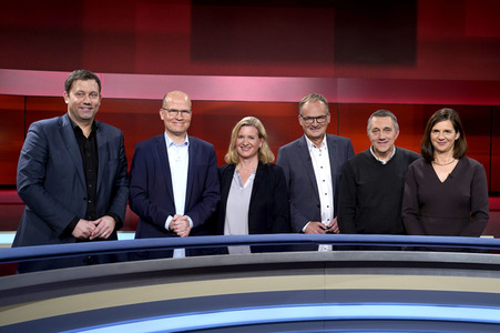 Talkshow 'hart aber fair' in Berlin