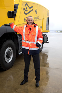 Präsentation des Winter-Fuhrparks des Flughafens Köln Bonn