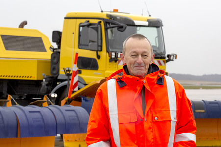 Präsentation des Winter-Fuhrparks des Flughafens Köln Bonn