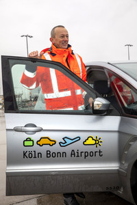 Präsentation des Winter-Fuhrparks des Flughafens Köln Bonn