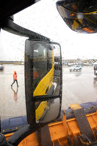 Präsentation des Winter-Fuhrparks des Flughafens Köln Bonn
