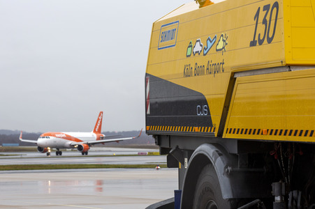 Präsentation des Winter-Fuhrparks des Flughafens Köln Bonn