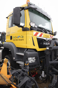 Präsentation des Winter-Fuhrparks des Flughafens Köln Bonn