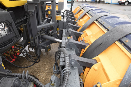 Präsentation des Winter-Fuhrparks des Flughafens Köln Bonn