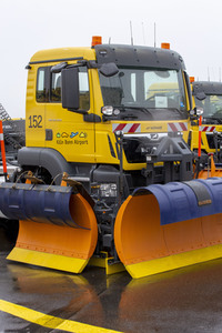 Präsentation des Winter-Fuhrparks des Flughafens Köln Bonn