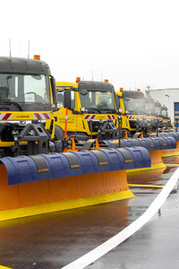 Präsentation des Winter-Fuhrparks des Flughafens Köln Bonn