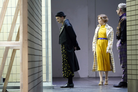 Theaterprobe '(Life on earth can be sweet) Donna' in Berlin