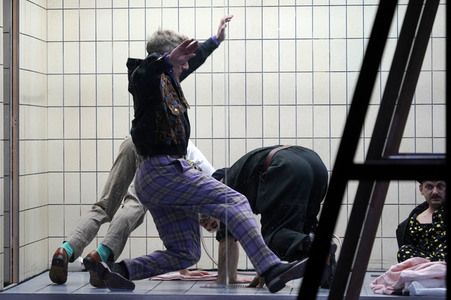 Theaterprobe '(Life on earth can be sweet) Donna' in Berlin