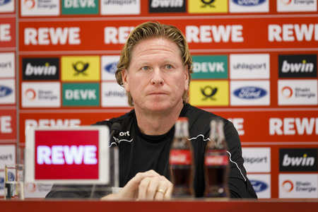 Pressekonferenz des 1. FC Köln in Köln