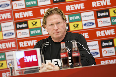 Pressekonferenz des 1. FC Köln in Köln